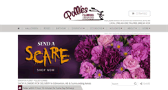 Desktop Screenshot of polliesflowers.com