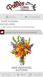 Mobile Screenshot of polliesflowers.com